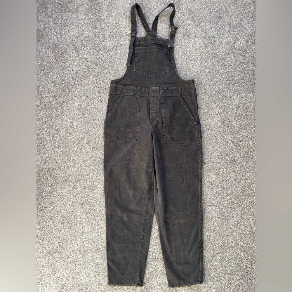 Womens Aerie Charcoal Overalls- Size SP